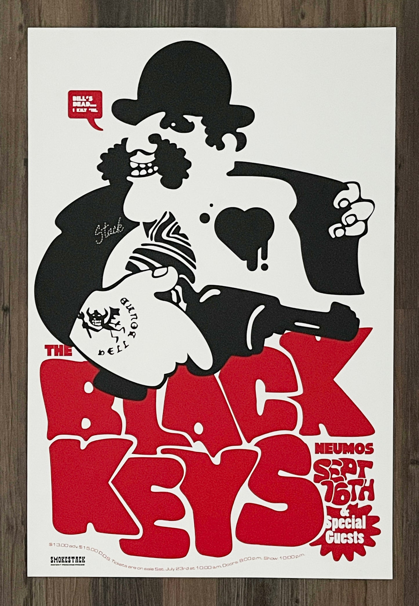 The Black Keys gig poster