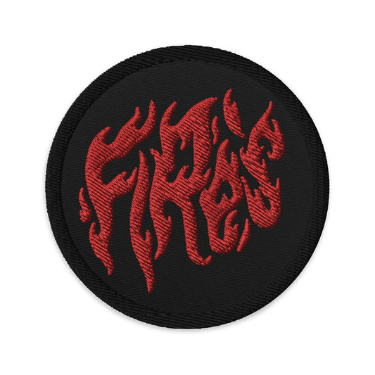 FIRES on fire Embroidered patches