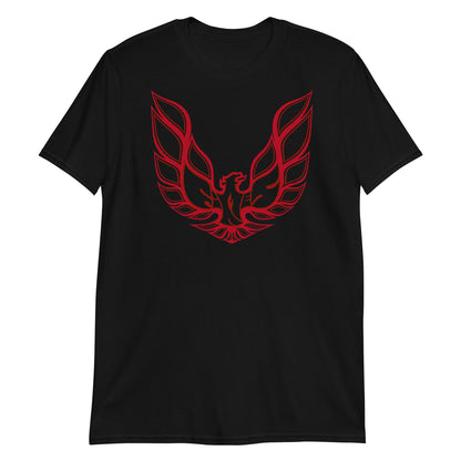 F!RESbird ( Red on Black ) Short-Sleeve Unisex T-Shirt