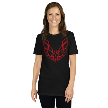 F!RESbird ( Red on Black ) Short-Sleeve Unisex T-Shirt