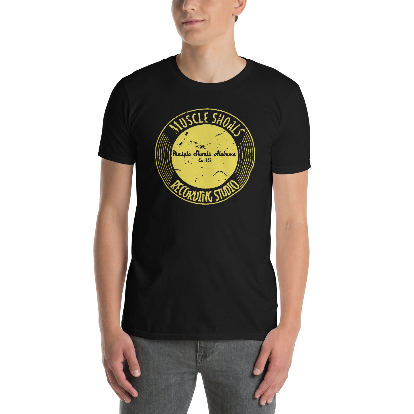 Muscle Shoals Recording Studio ( BLK ) Short-Sleeve Unisex T-Shirt