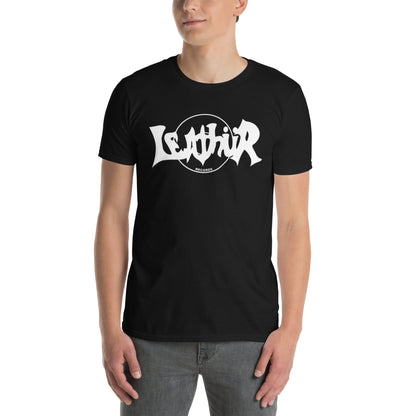 Mötley Crüe Leathür Records Logo Rare Short-Sleeve Unisex T-Shirt