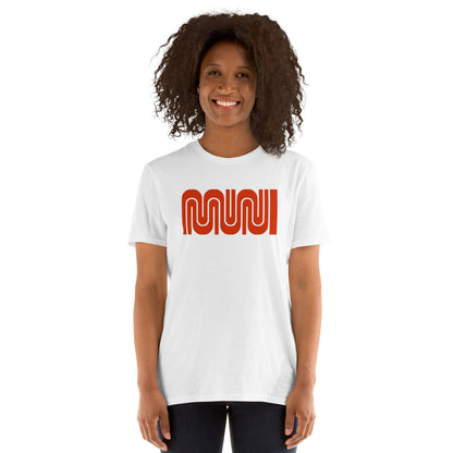 Retro MUNI San Francisco Municipal Transit logo Short-Sleeve Unisex T-Shirt