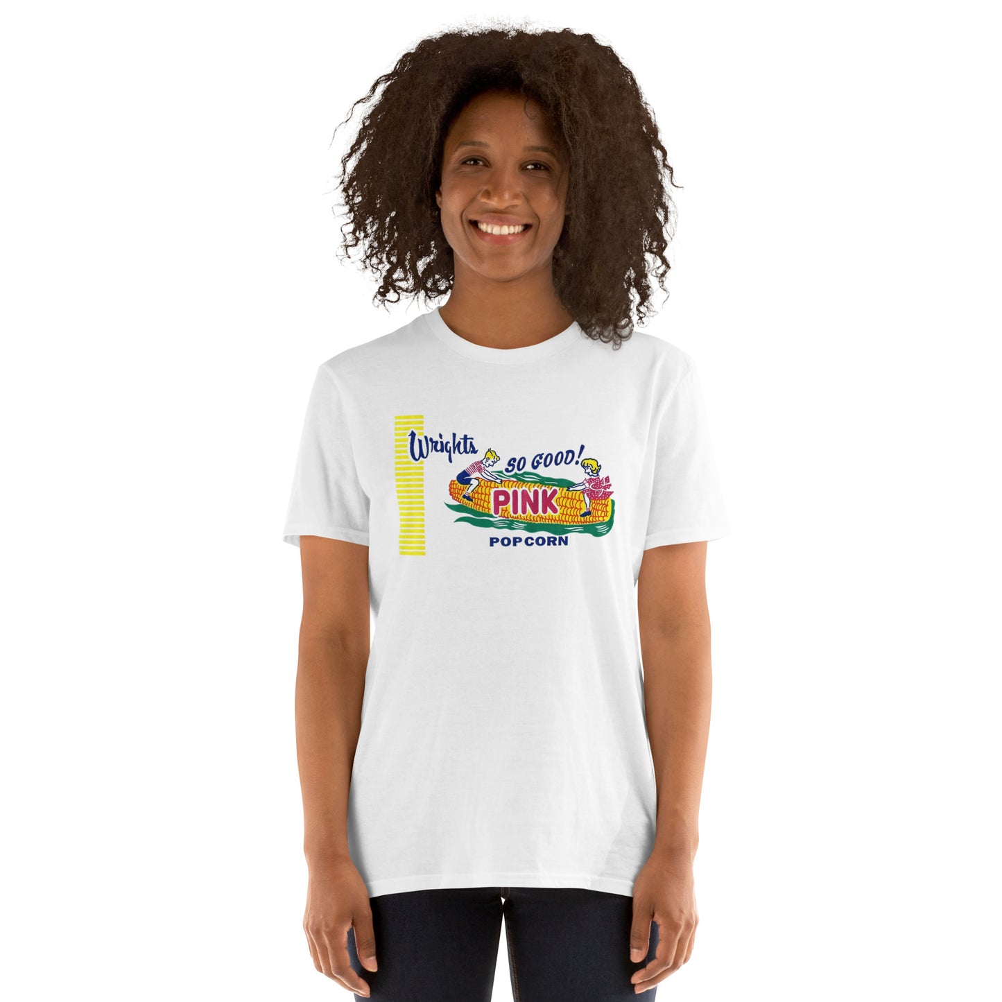 Wright's Pink Popcorn Classic Fair Food Short-Sleeve Unisex T-Shirt