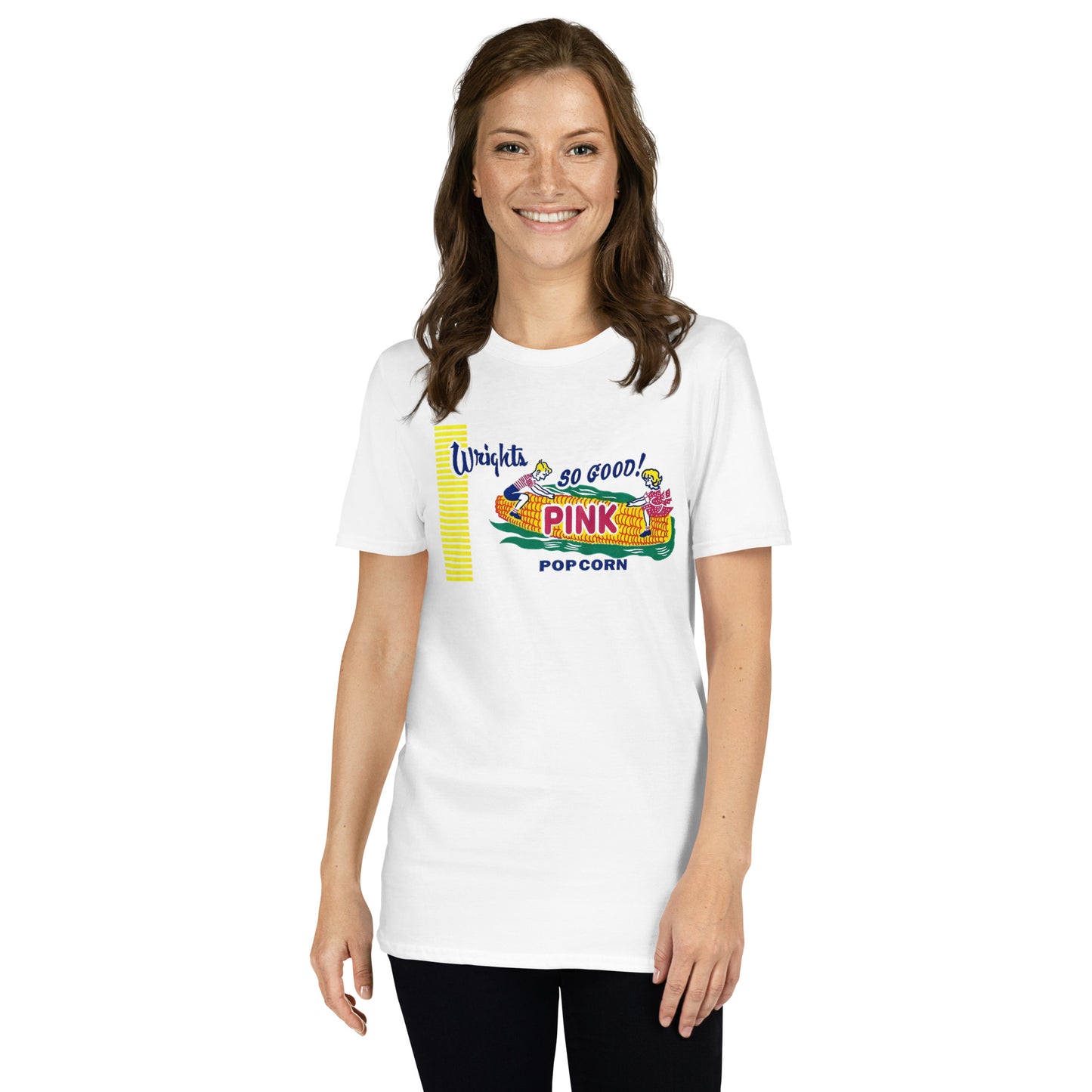 Wright's Pink Popcorn Classic Fair Food Short-Sleeve Unisex T-Shirt