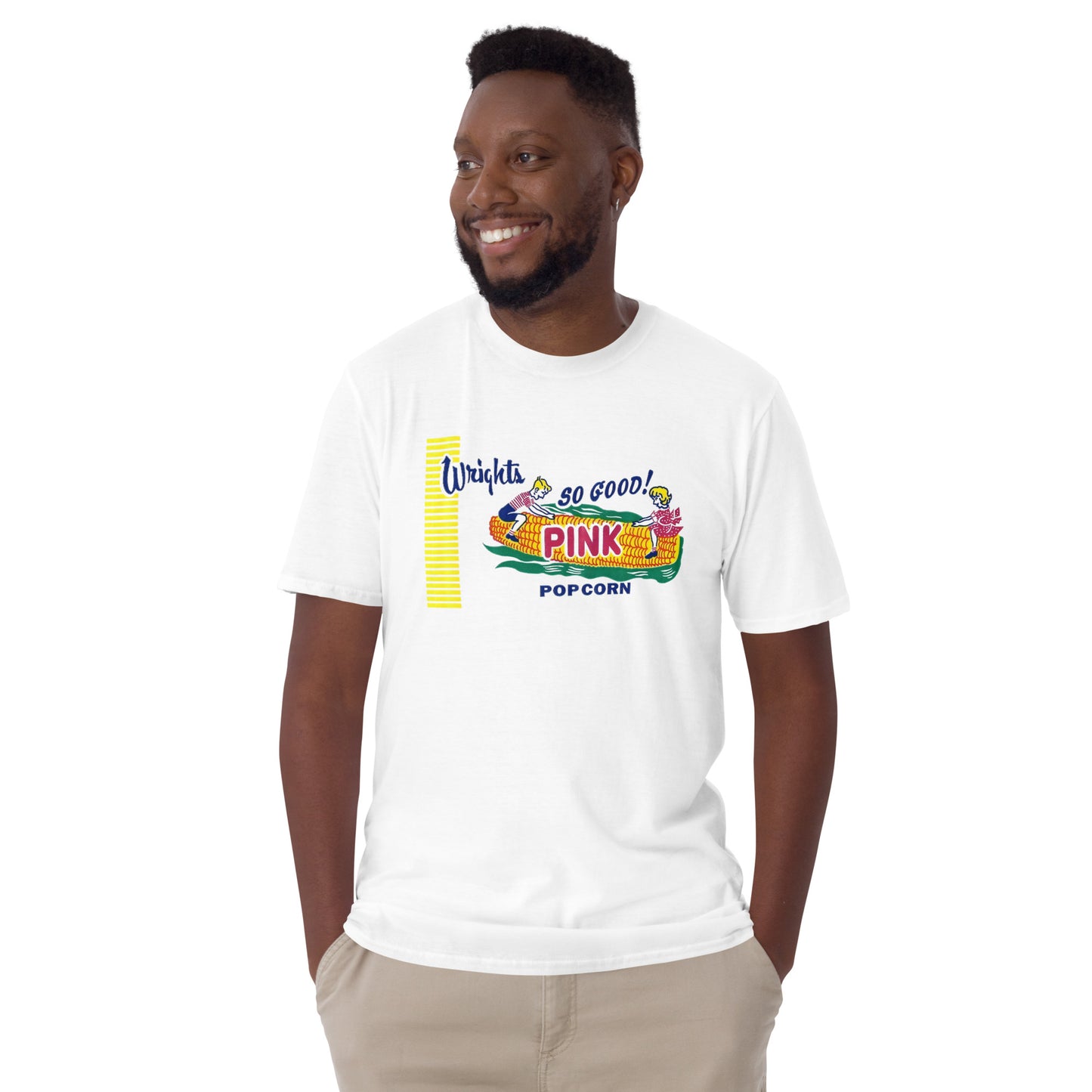 Wright's Pink Popcorn Classic Fair Food Short-Sleeve Unisex T-Shirt