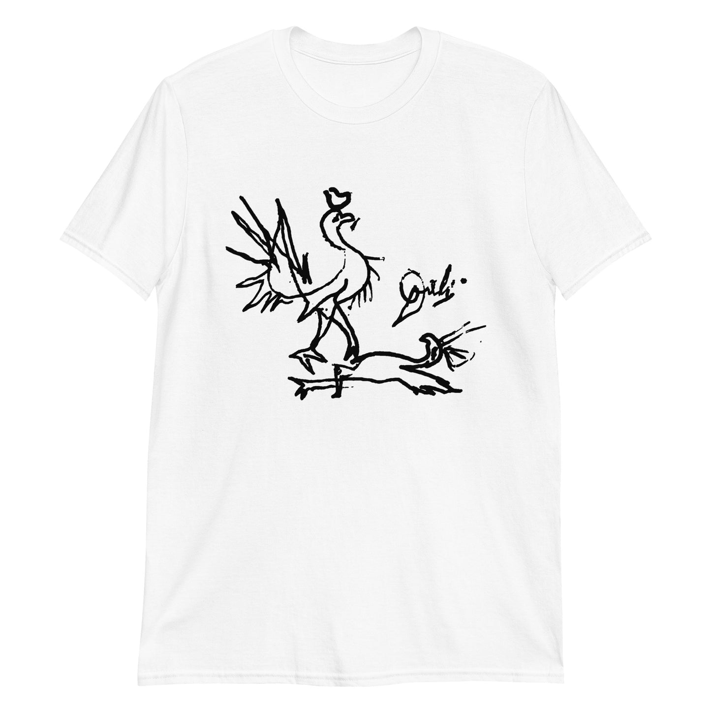 Dali Cock Fight Short-Sleeve Unisex T-Shirt