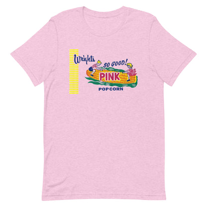 Wright's Pink Popcorn Classic Fair Food Unisex t-shirt