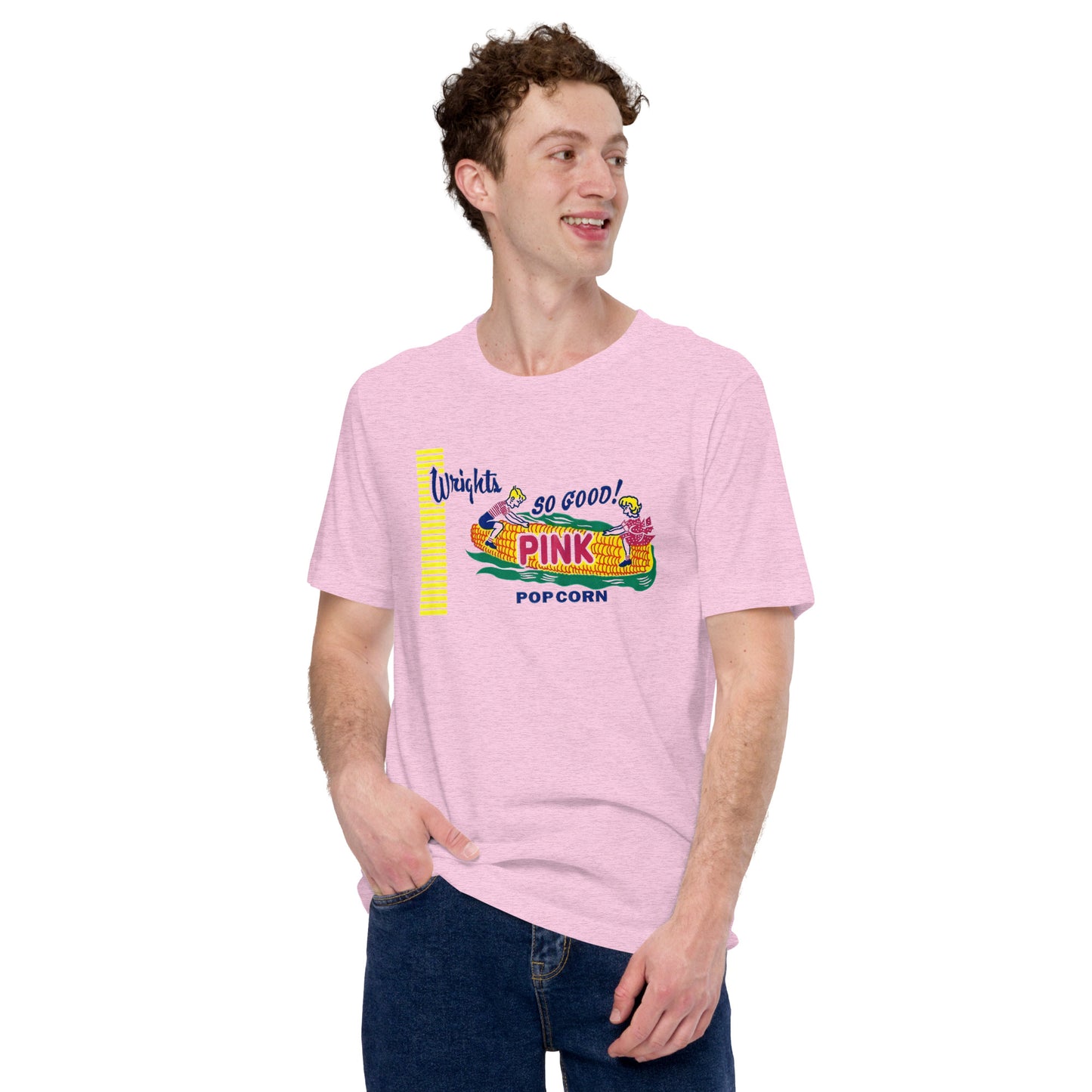 Wright's Pink Popcorn Classic Fair Food Unisex t-shirt