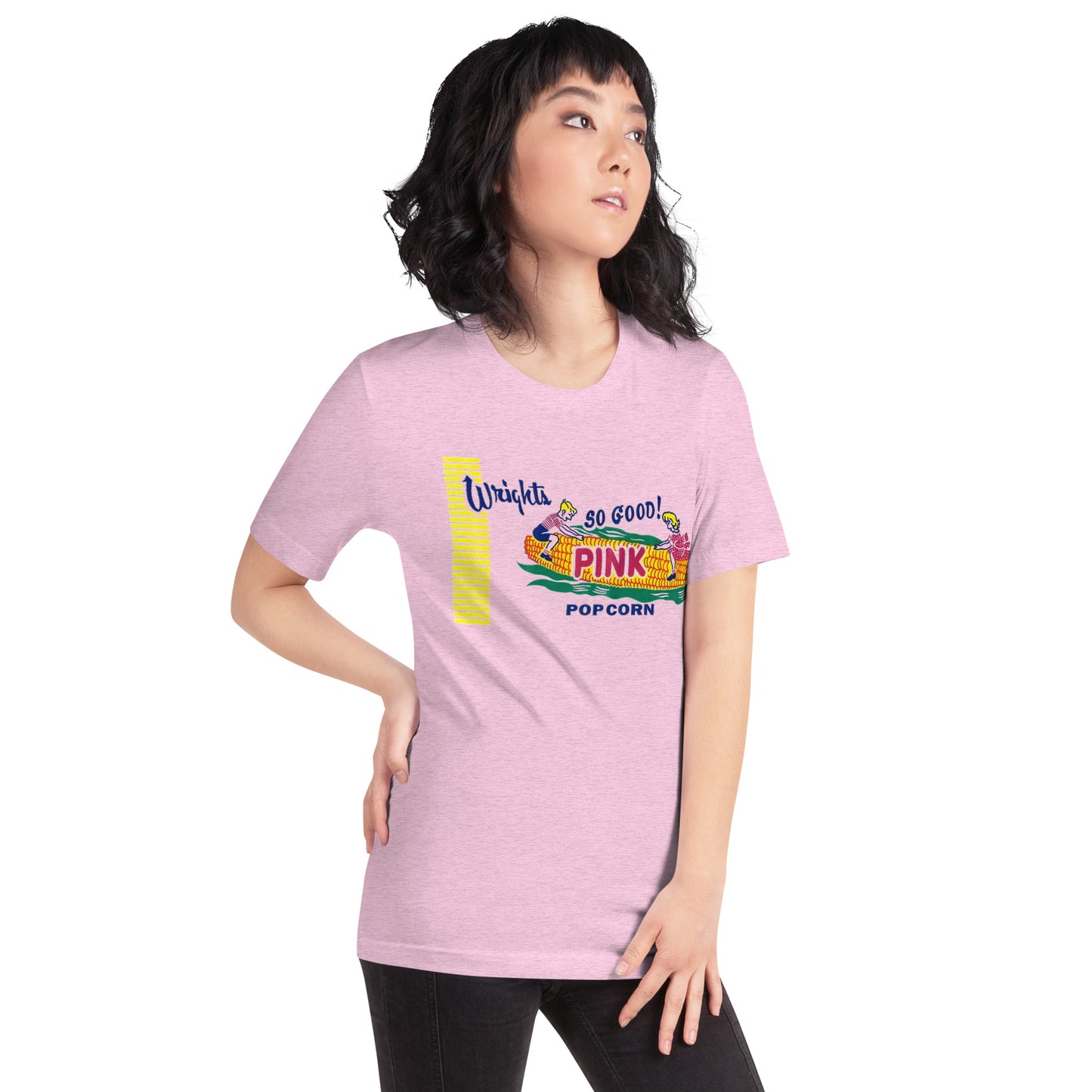 Wright's Pink Popcorn Classic Fair Food Unisex t-shirt