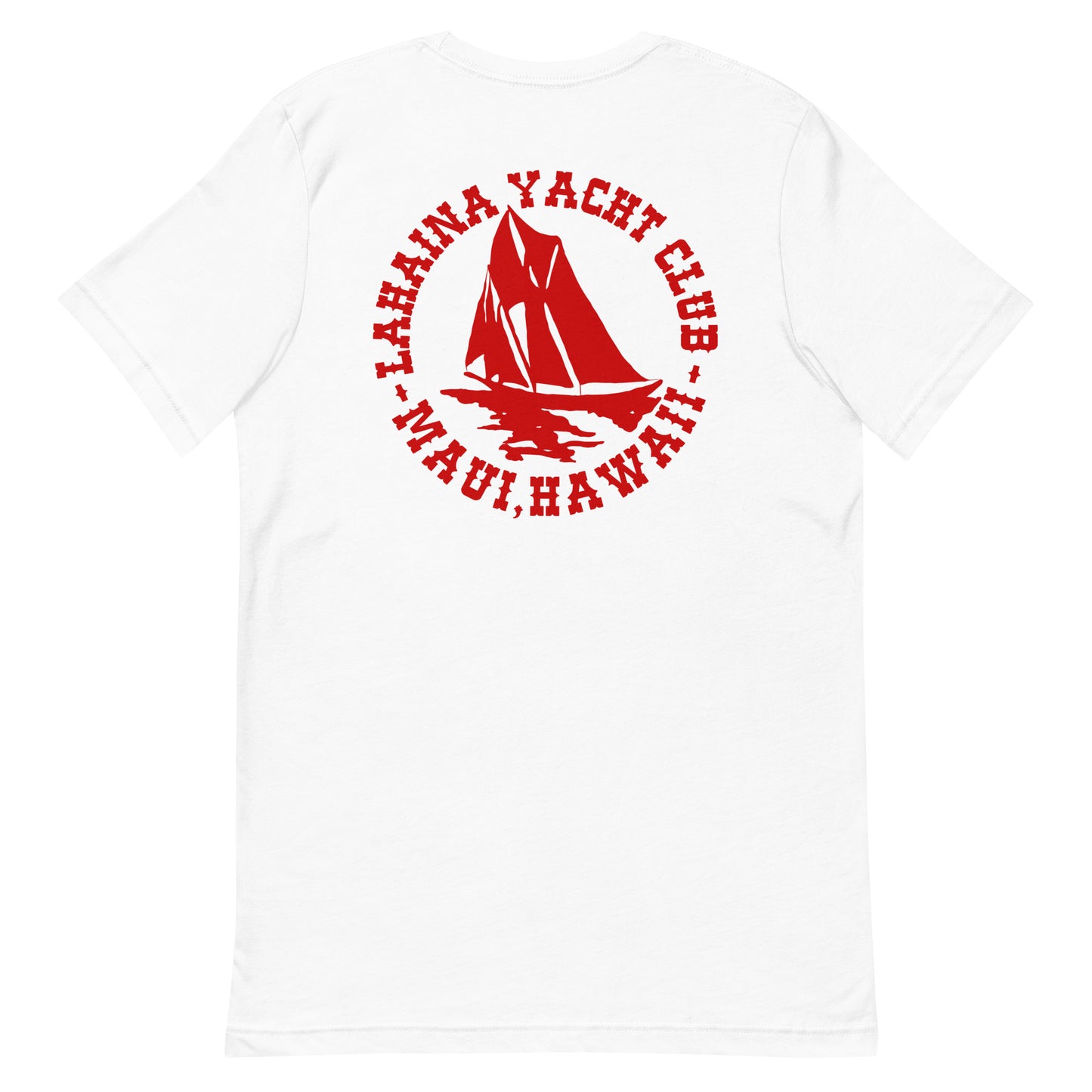 Lahaina Yacht Club ( WHT) Unisex t-shirt