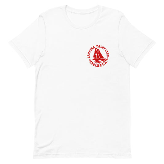 Lahaina Yacht Club ( WHT) Unisex t-shirt